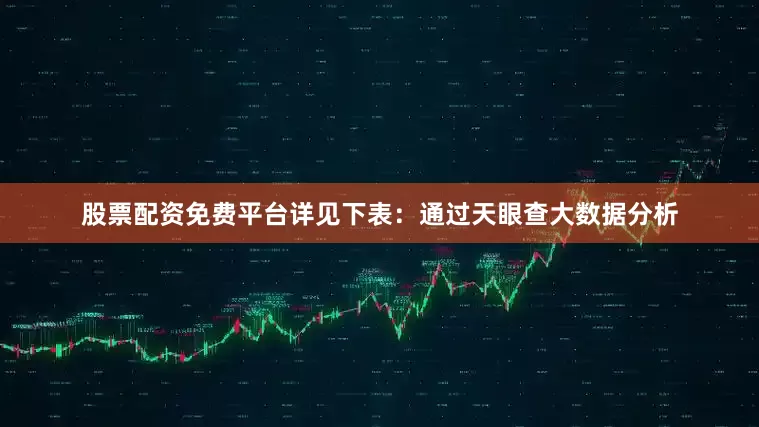 股票配资免费平台详见下表：通过天眼查大数据分析